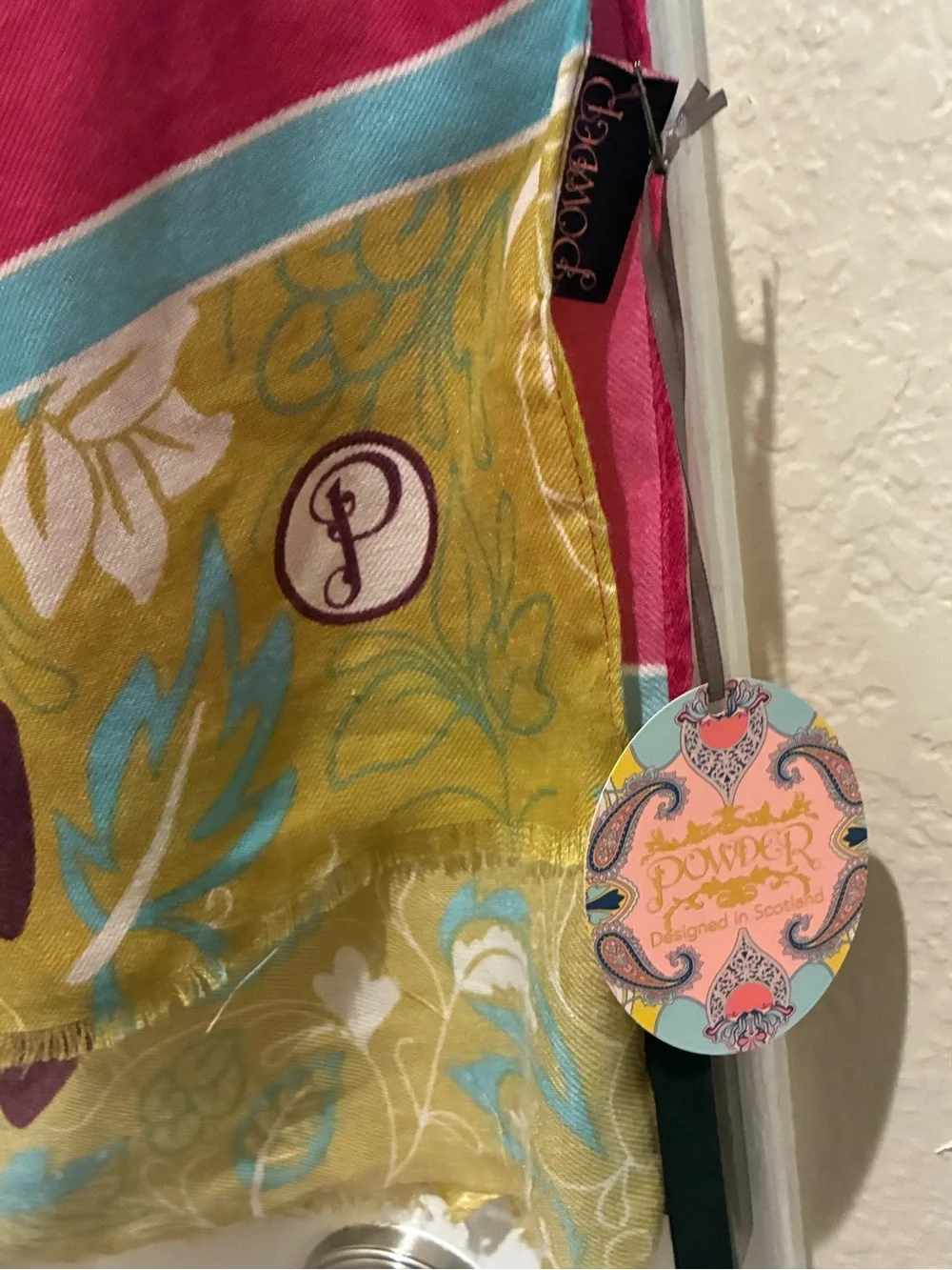 Powder Zebra Carnival scarf